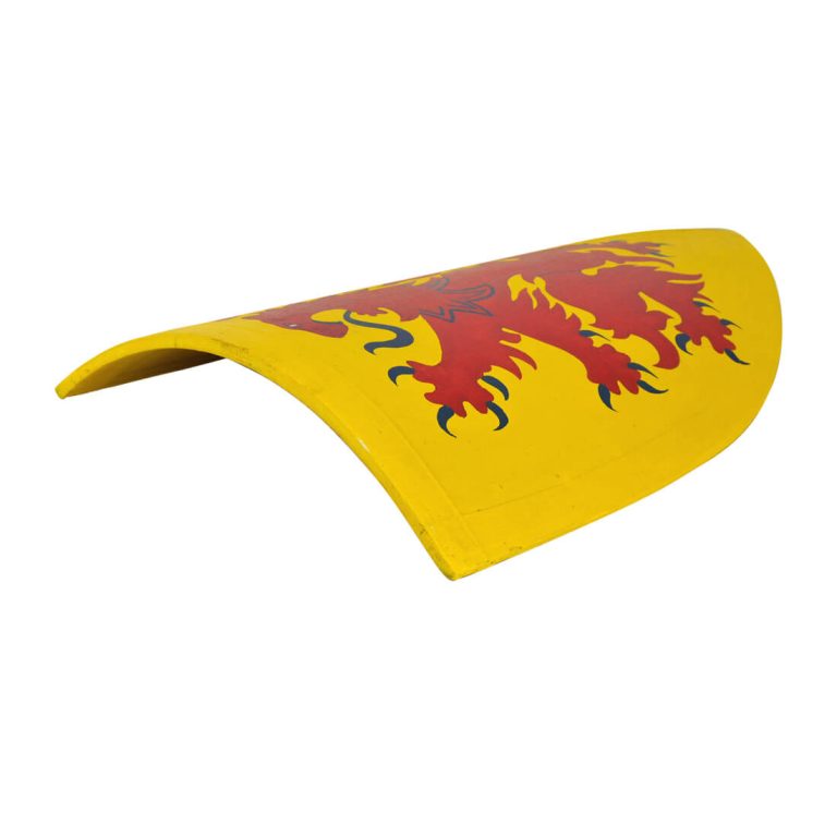 Wooden Crusader Lion Shield