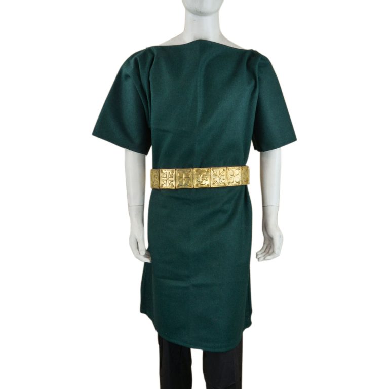 Wool Roman Tunic  Green