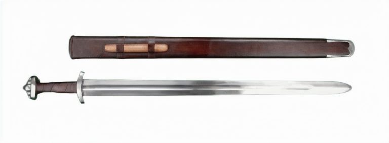 Five Lobed Viking Sword- Stage Combat Version with Suspension Loop Scabbard