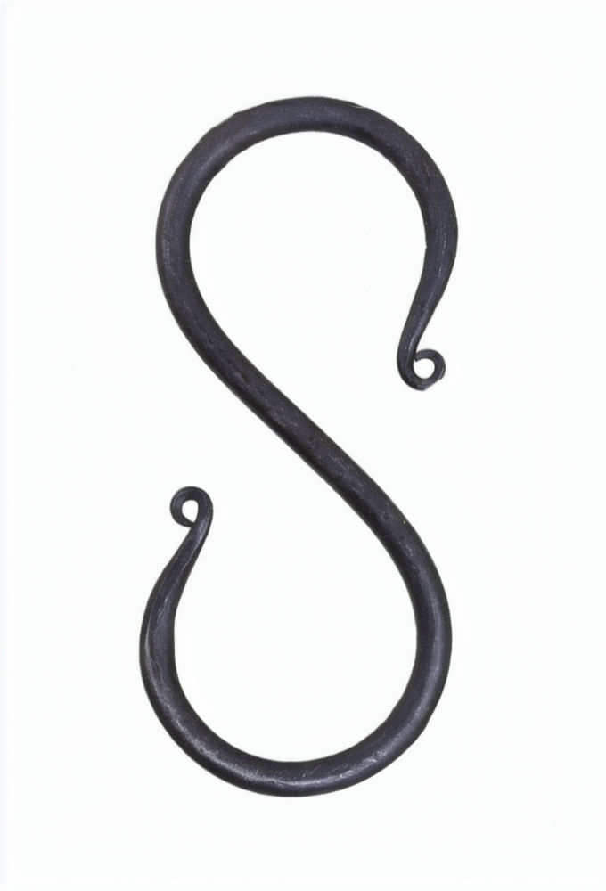 Forged Iron S-Shaped Hook