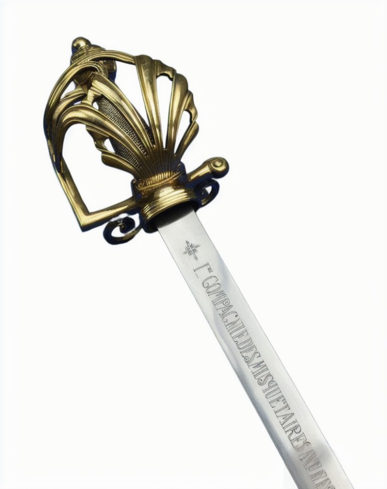 French Musketeer 1st Company Heavy Cavalry Sword