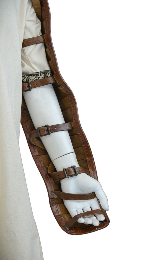 Gladiator Leather Segmentata Arm Armor (single arm)