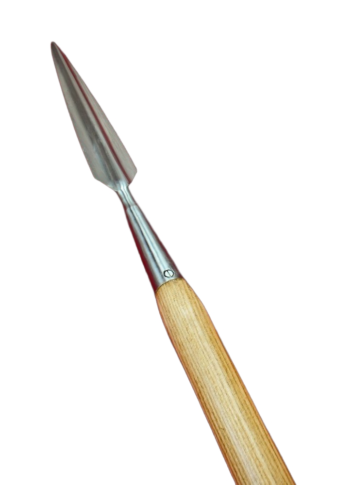 Greek Dory Spear  Steel Head and Brass Sauroter Cap