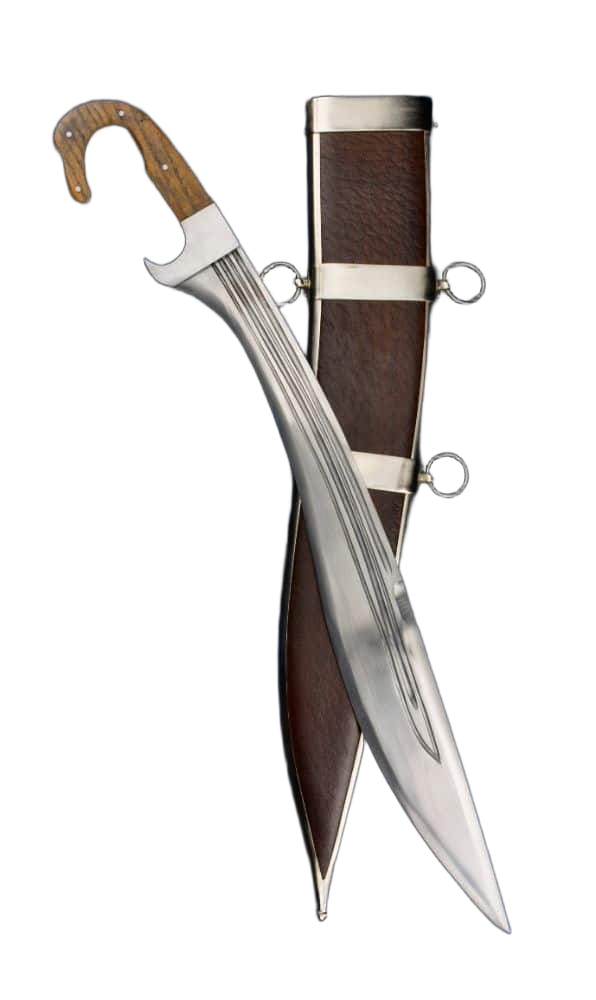 Iberian Falcata with Wood Grip