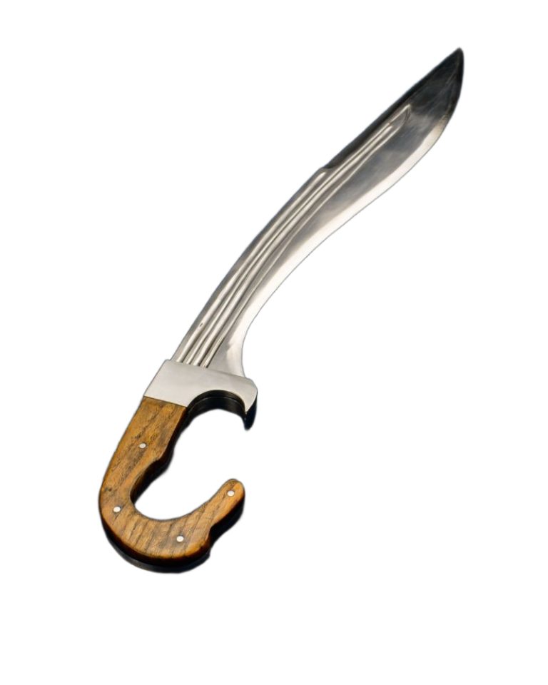 Iberian Falcata with Wood Grip