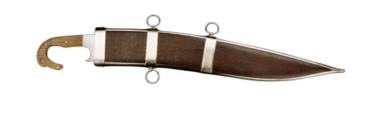 Iberian Falcata with Wood Grip
