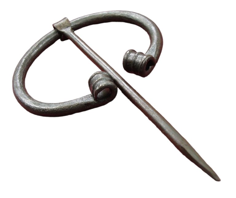 Iron Fibula with Rolled Ends