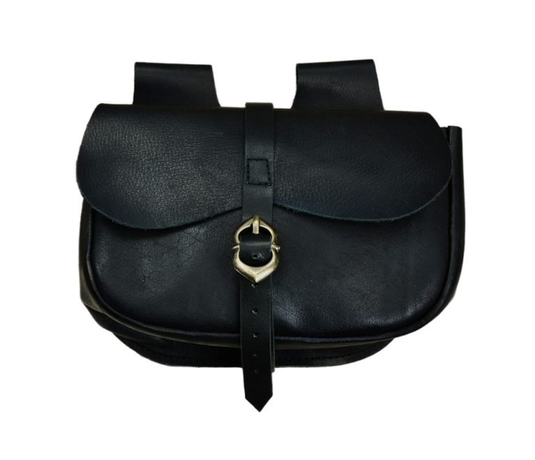 Large Leather Belt Pouch