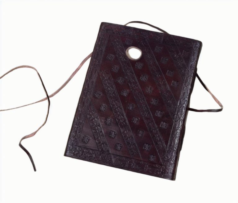 Leather-Bound Celtic Mythic Dragon Journal