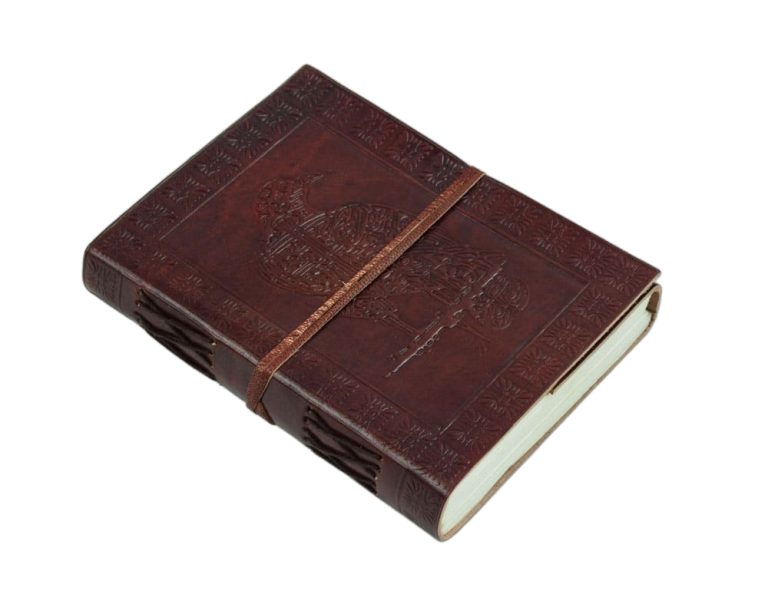 Leather-Bound Norse Raven Journal
