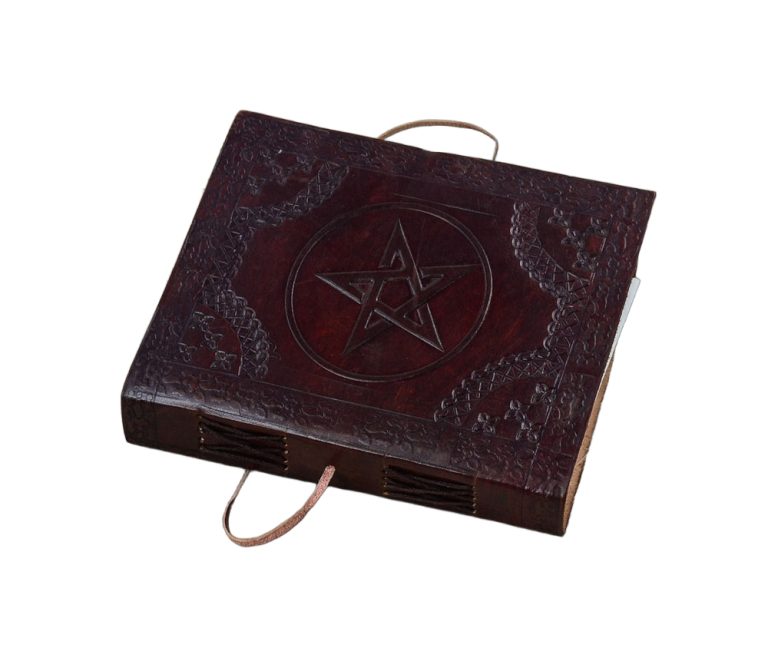 Leather-Bound Pentagram Journal