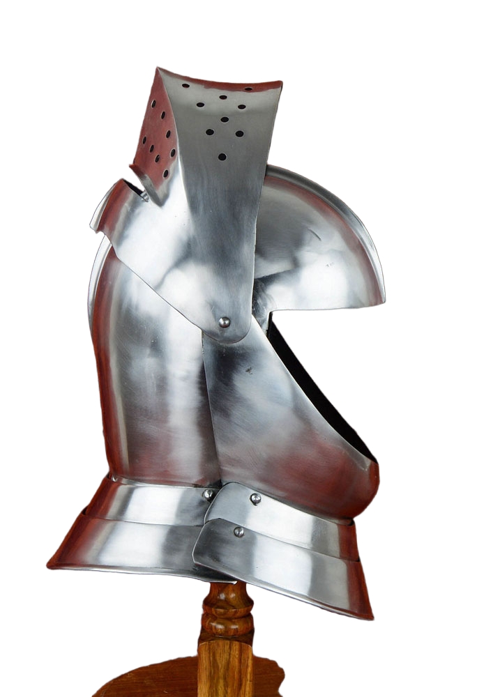 16th Century English Close Helm - 16 Gauge
