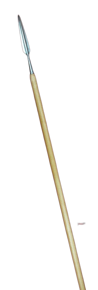 Greek Dory Spear  Steel Head and Brass Sauroter Cap