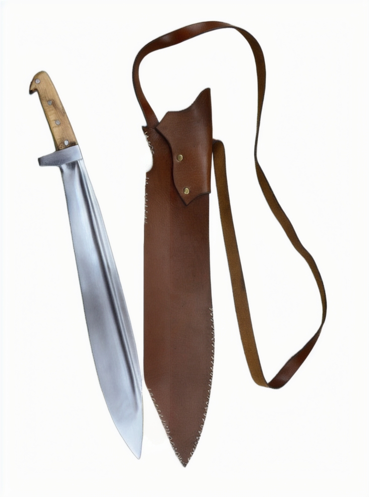 Greek Kopis with Wood Grip