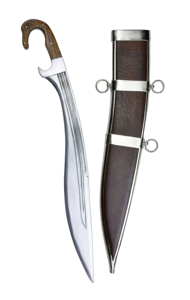 Iberian Falcata with Wood Grip