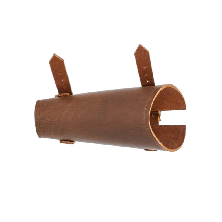 Medieval Archers Leather Bracer for Left Arm - Single Bracer - Brown