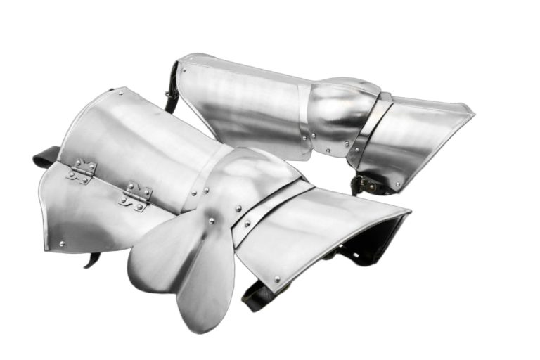 Milanese Leg Armor  16 Gauge