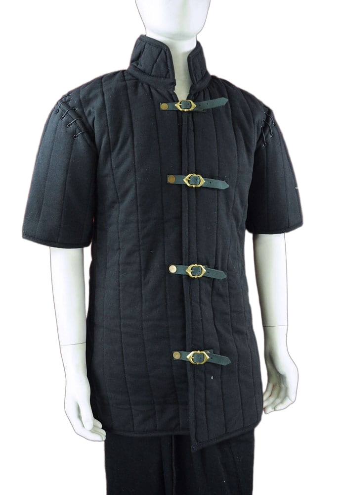 Modifiable Gambeson with Optional Half-Sleeves - Black
