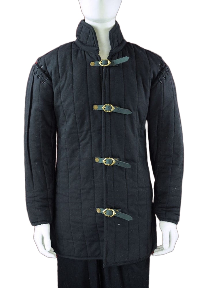 Modifiable Gambeson with Optional Half-Sleeves - Black