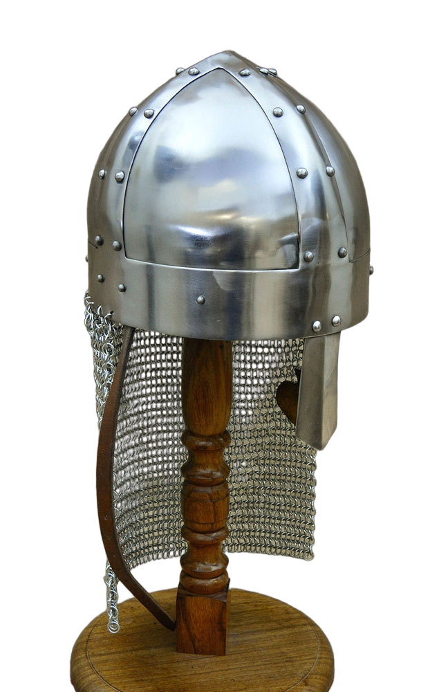 Nasal Bar Spangenhelm with Aventail - 20 Gauge