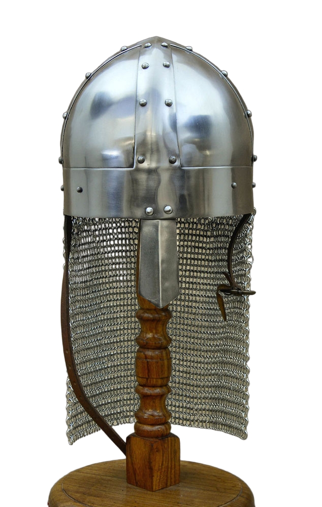 Nasal Bar Spangenhelm with Aventail - 20 Gauge