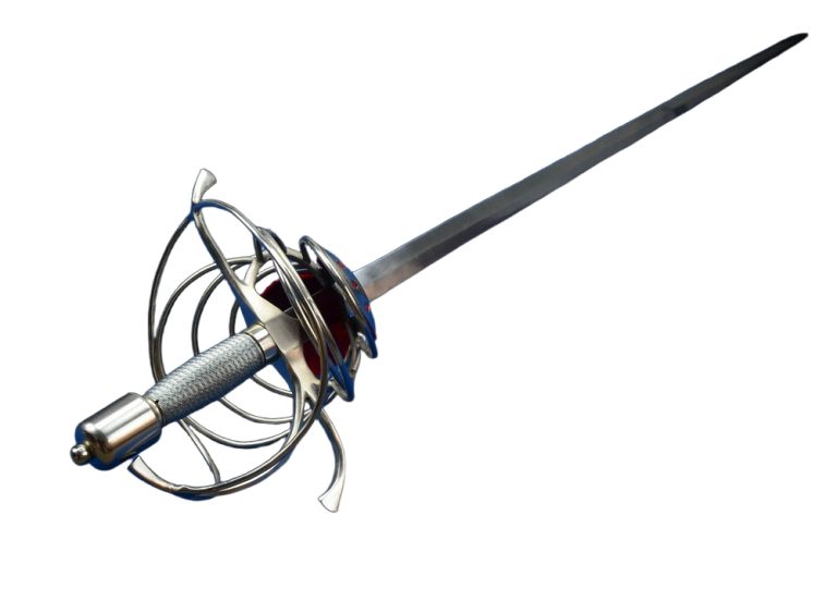 17th Century Swept Hilt Shell Guard Rapier