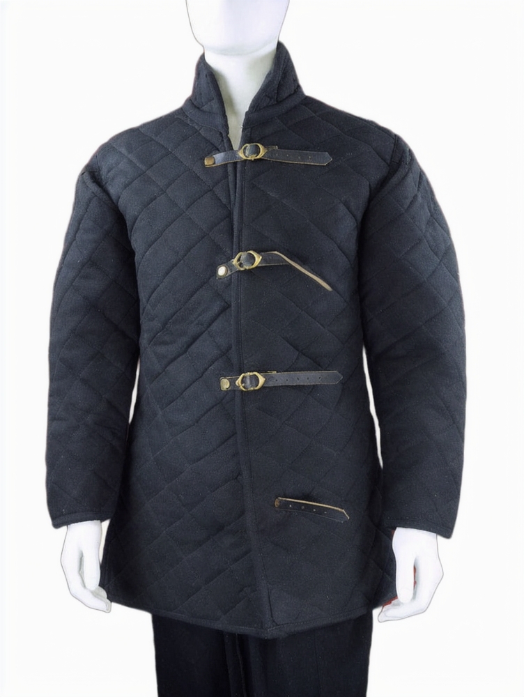 Front Buckled Gambeson - Black