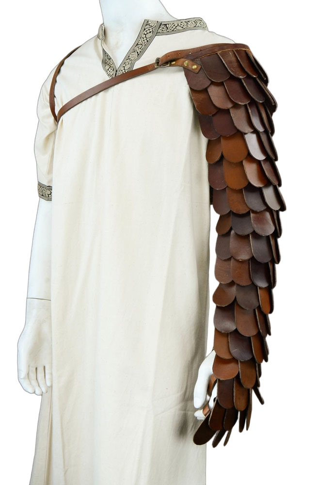 Gladiator Scaled Arm Guard (Leather)