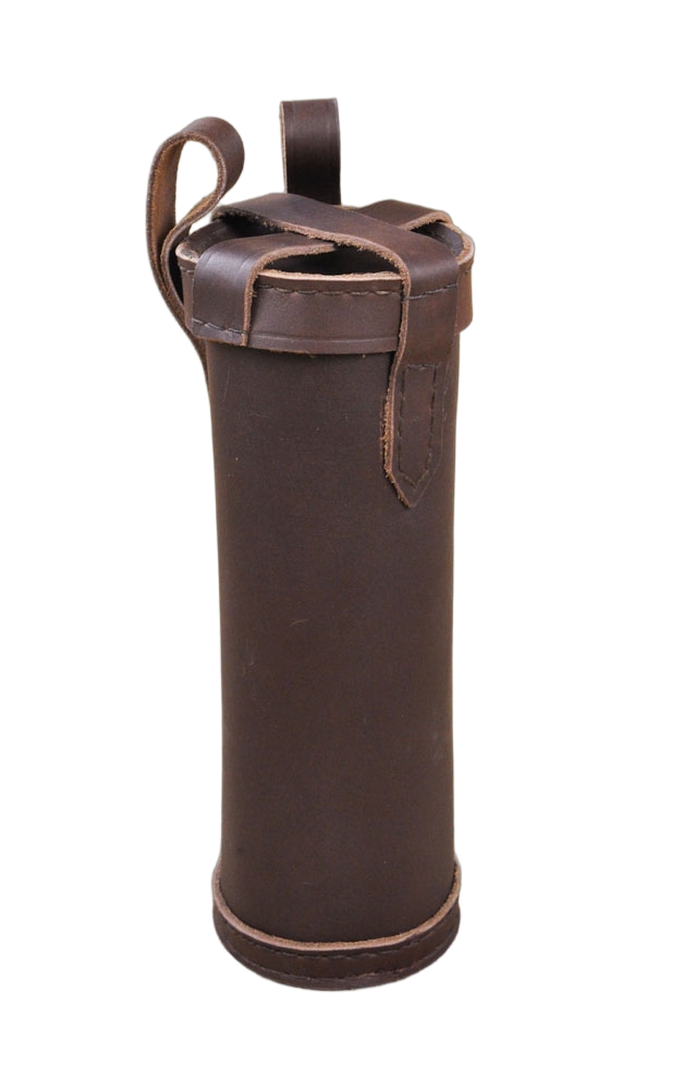 Leather Bottle Holder - Dark Brown