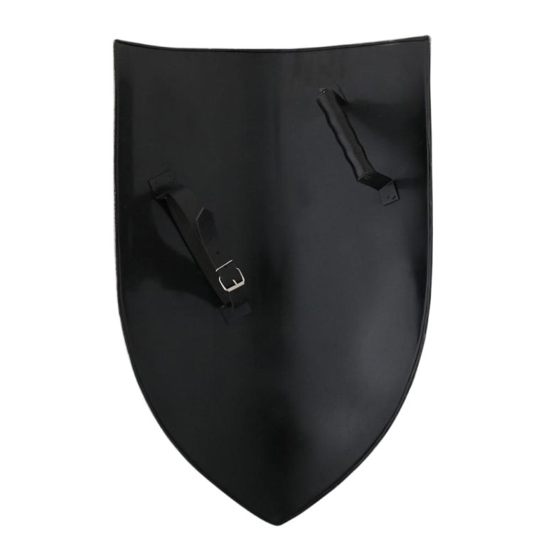 Medieval Steel Heater Shield Blank - 18 Gauge Steel