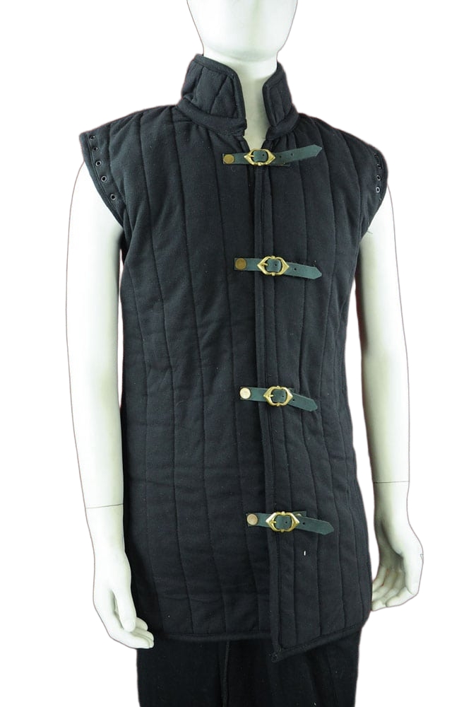 Modifiable Gambeson with Optional Half-Sleeves - Black