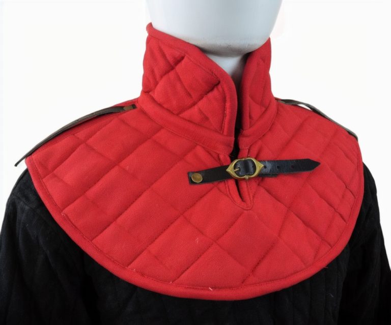 Padded Gambeson Collar - Red