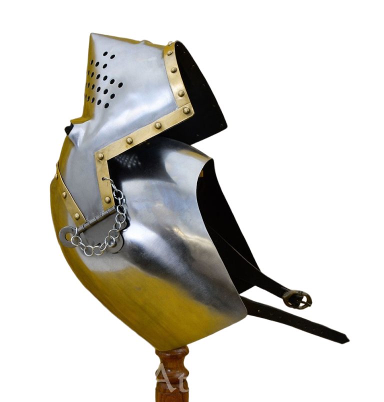 Pig-Faced Bascinet - 18 Gauge