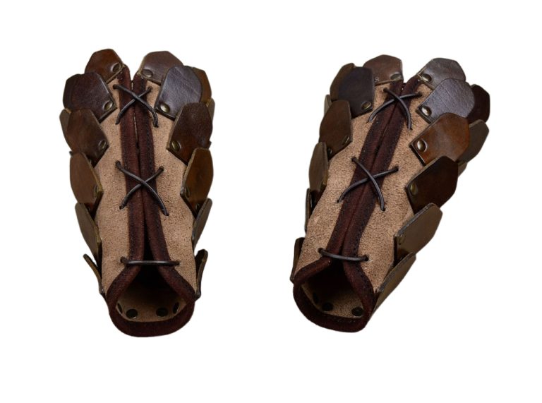 Leather Scale Bracers