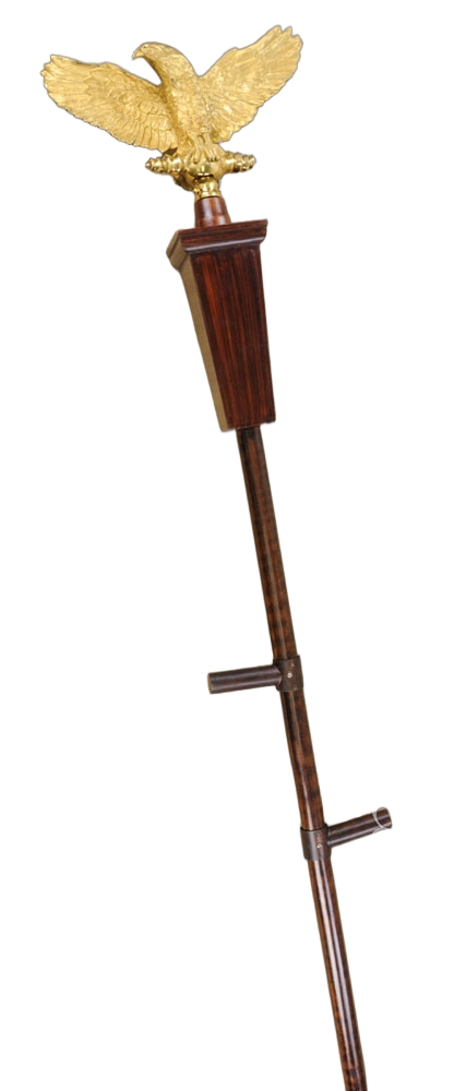 Roman Aquila Eagle Standard  Brass with wooden shaft