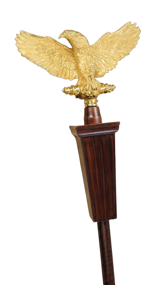 Roman Aquila Eagle Standard  Brass with wooden shaft