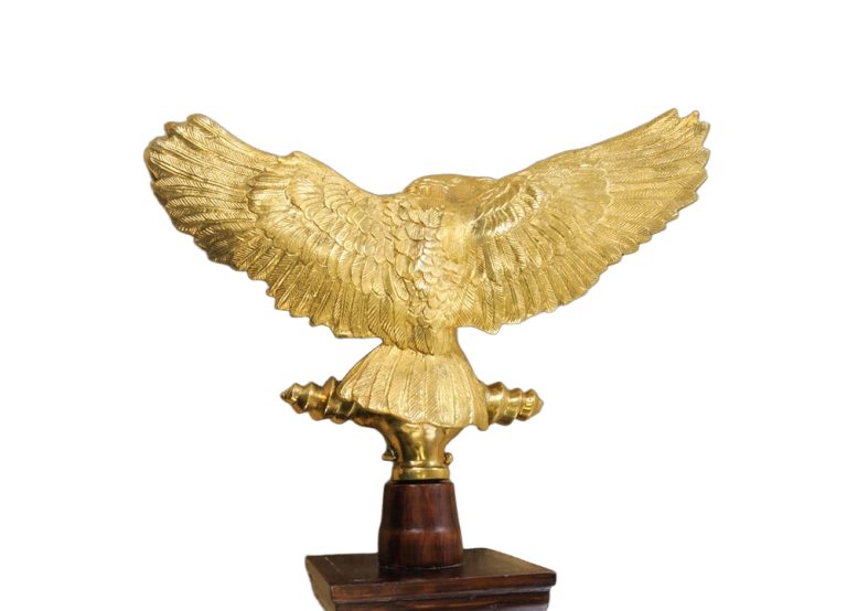 Roman Aquila Eagle Standard  Brass with wooden shaft
