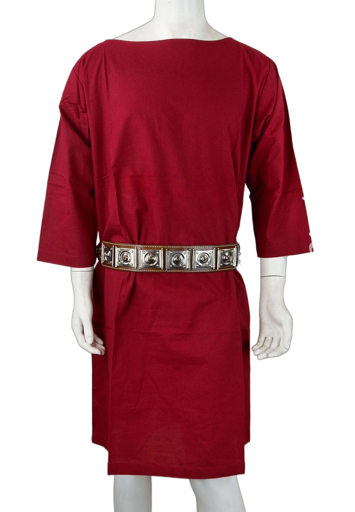 Roman Cotton Tunic - Red