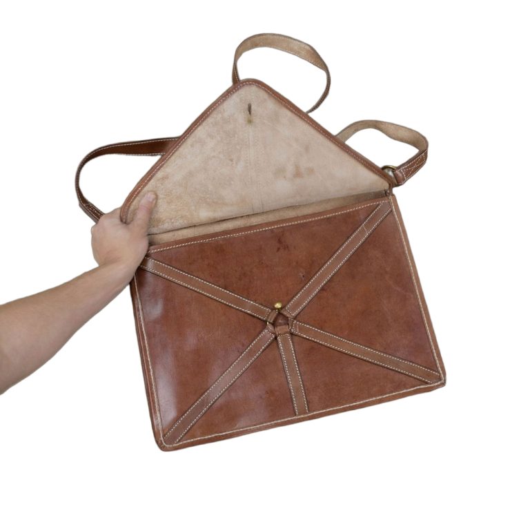 Roman Leather Pera Bag