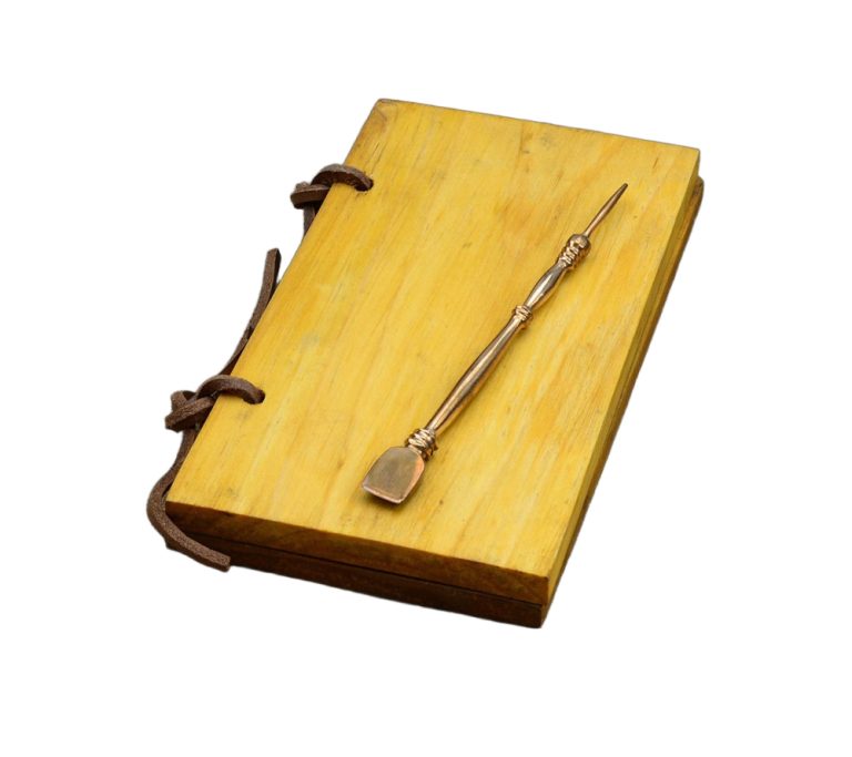 Roman Wax Writing Tablet with Bronze Stylus