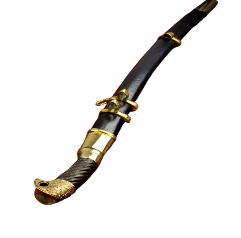 Russian Shashka Dragoon Saber with Damascus Blade