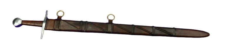 Sir Marshall Knight Sword with Ring Scabbard