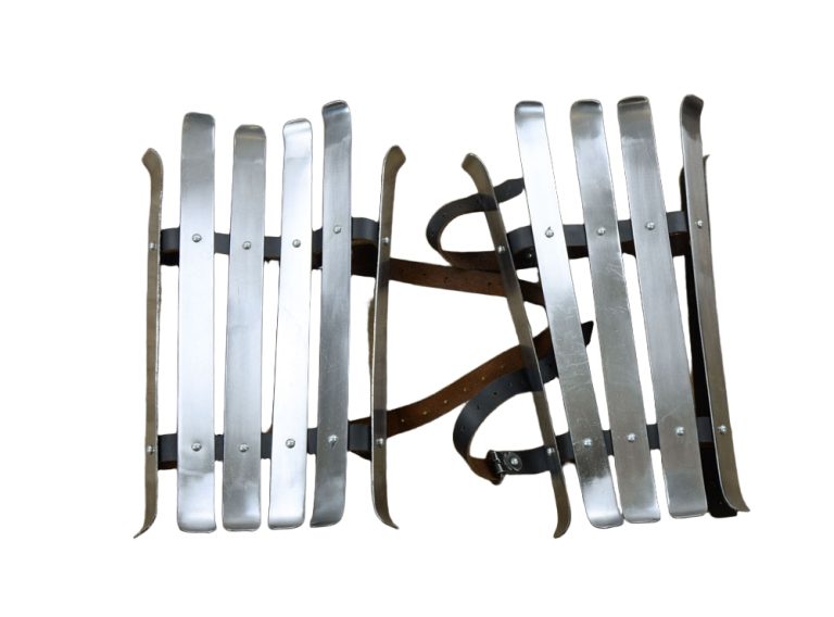 Splinted Greaves - 16 Gauge