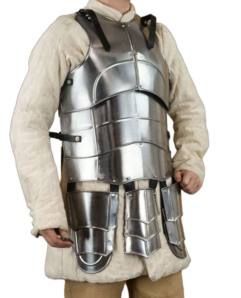 Steel Cuirass with Tasset Plates - 20 Gauge Steel