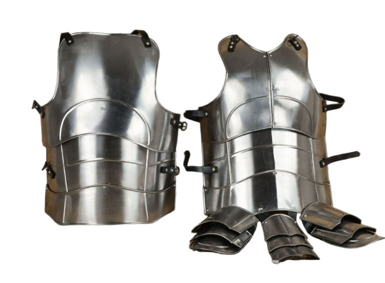 Steel Cuirass with Tasset Plates - 20 Gauge Steel