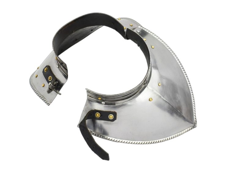 Steel Gorget with Articulated Collar