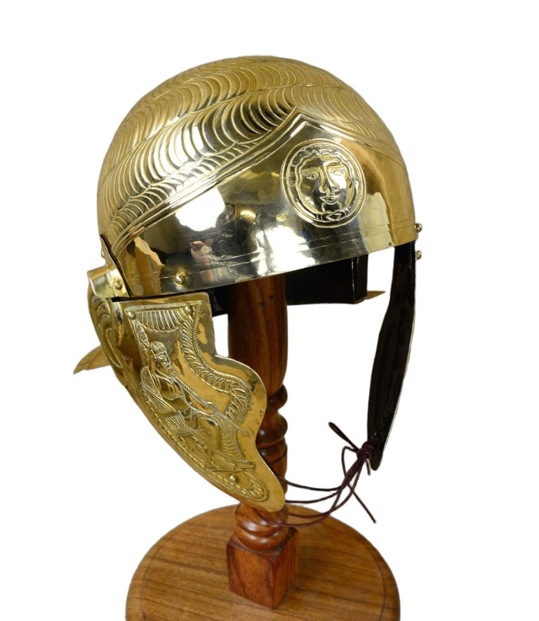 1st Century Embossed Roman Cavalryman's Helm - 20 Gauge