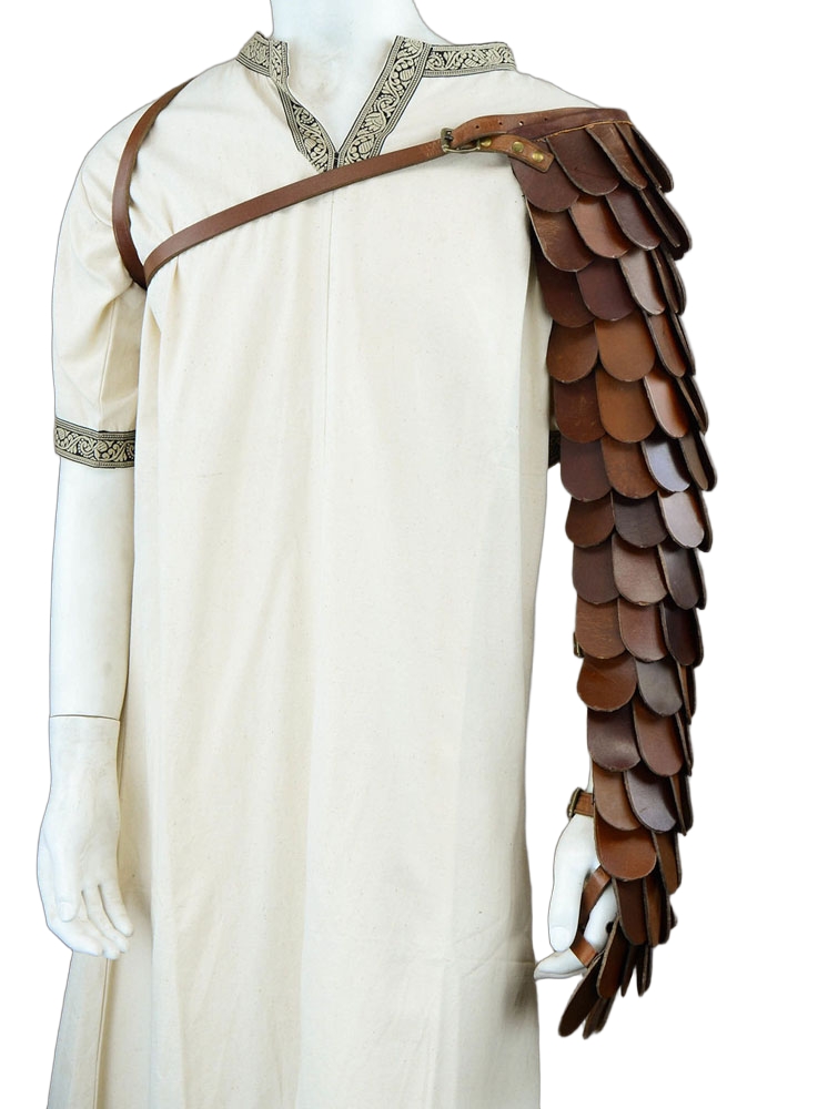 Gladiator Scaled Arm Guard (Leather)