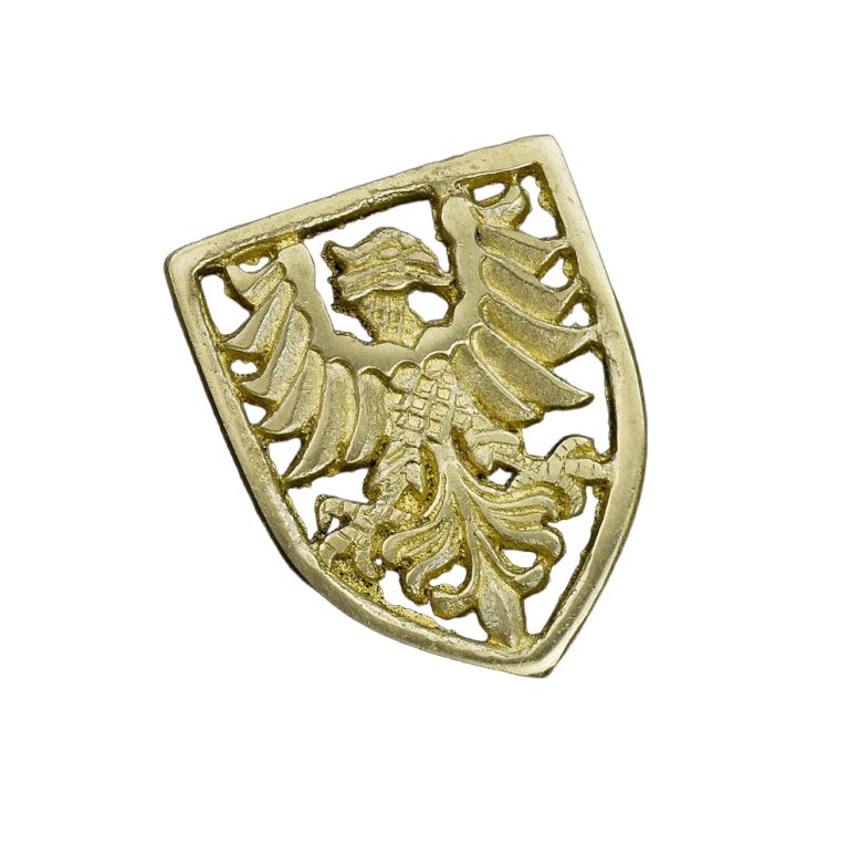 Large Eagle Shield Belt Studs / Conchos - Set of 5