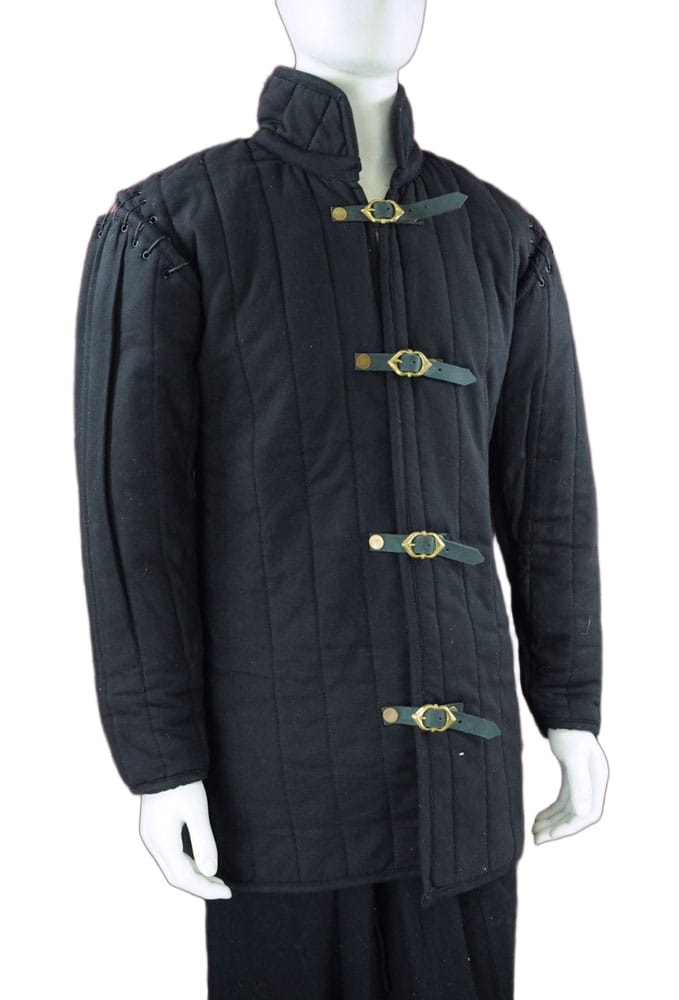 Modifiable Gambeson with Optional Half-Sleeves - Black